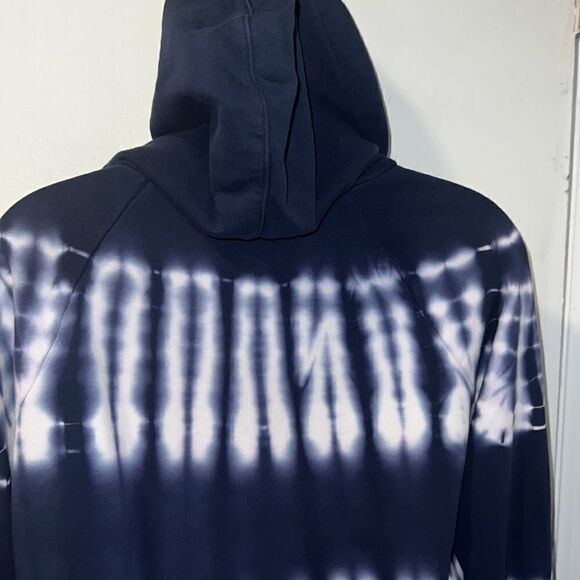 MADEWELL Navy and White Retro Hoodie Sweatshirt-XS - Picture 6 of 9